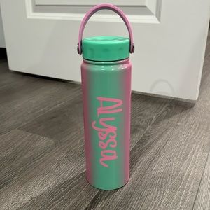 🆕 Ombré Water Bottle w/ Name - Alyssa - 32oz Stainless Steel